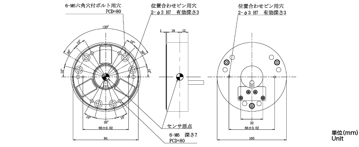 外形図：LFS100